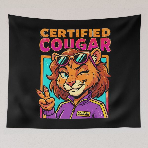 Item preview, Certified Cougar Funny Cougar Humor  designed and sold by Gabriel Mota.