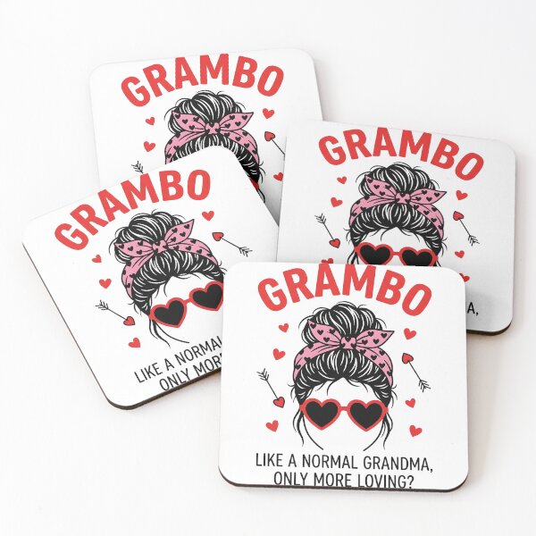 Item preview, GRAMBO Valentine Quote for Loving Grandma with Cute designed and sold by OlakunleOloroz.