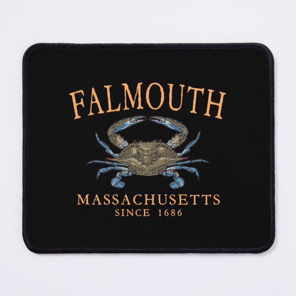 Item preview, Falmouth Massachusetts Crab Town Since 1686 Orange Letters designed and sold by Gabriel Mota.