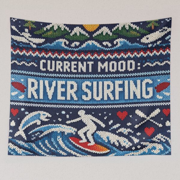 Item preview, River Surfing is my current mood in a knitting pattern style designed and sold by Mauswohn.