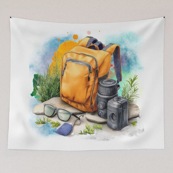 Item preview, Adventure Backpack | Travel Photographer Gear Art designed and sold by ChenEngEng.