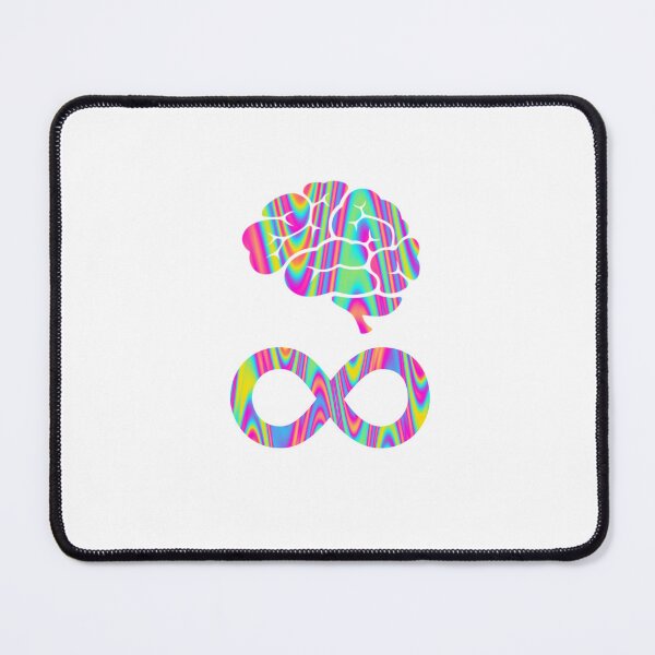 Item preview, Brain and Infinity Symbol Autistic designed and sold by GeoGoose.