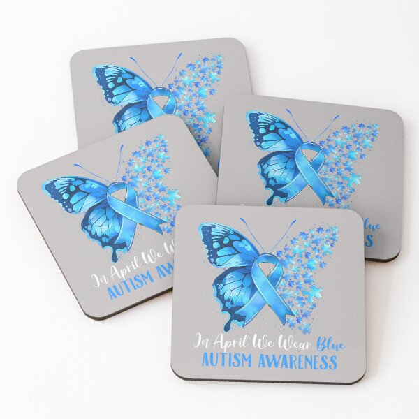 Item preview, in April We Wear Blue Autism Awareness Butterfly Puzzle designed and sold by mjohnson9.