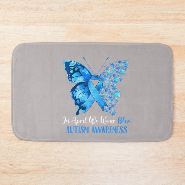 Item preview, in April We Wear Blue Autism Awareness Butterfly Puzzle designed and sold by mjohnson9.