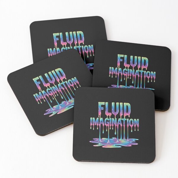 Item preview, Colorful Fluid Imagination Rainbow Drip Typography designed and sold by capricedefille.