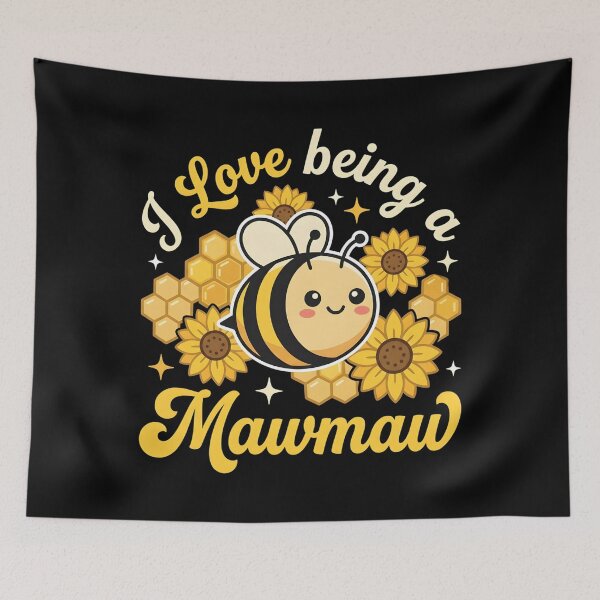 Item preview, I Love Being A Mawmaw Sunflower and Bee designed and sold by OlakunleOloroz.