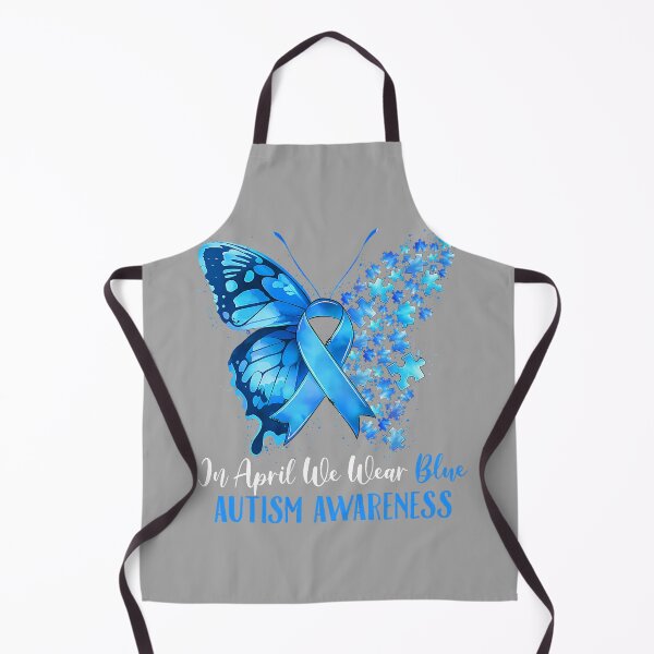 Item preview, in April We Wear Blue Autism Awareness Butterfly Puzzle designed and sold by GreggRoss.