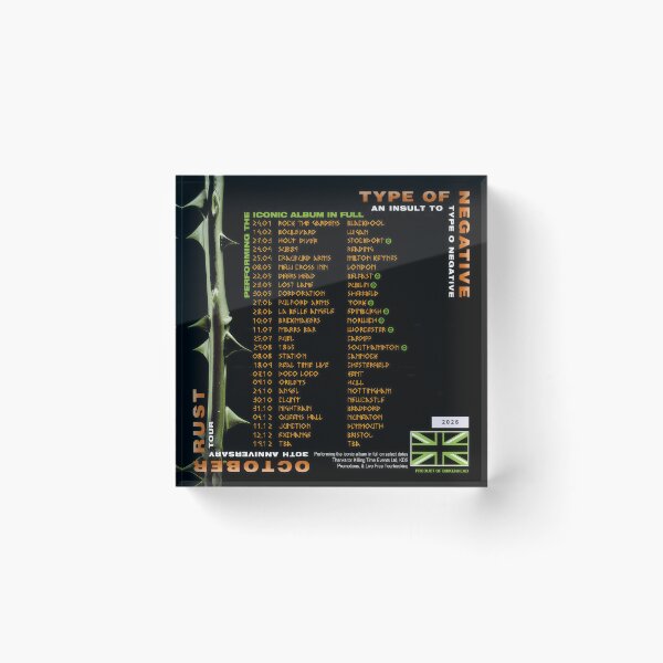Item preview, type o rust tour 2026 negative lagibisa designed and sold by aswanIa21.