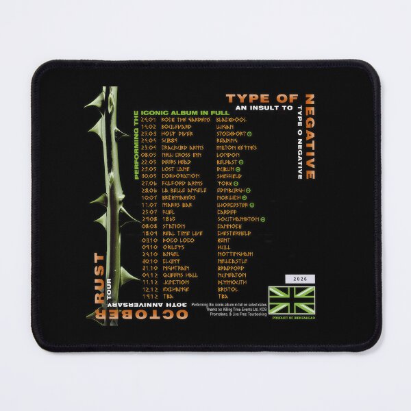 Item preview, type o rust tour 2026 negative lagibisa designed and sold by aswanIa21.
