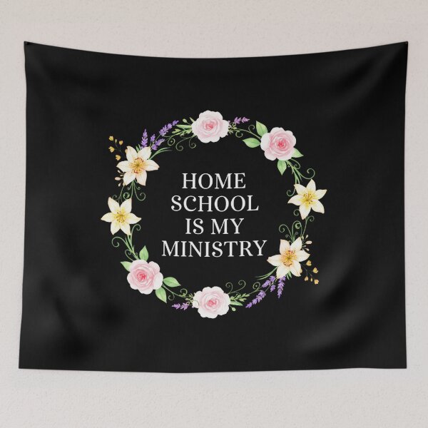 Item preview, Home School Is My Ministry Motherhood Mom Christian Faith  designed and sold by Gabriel Mota.