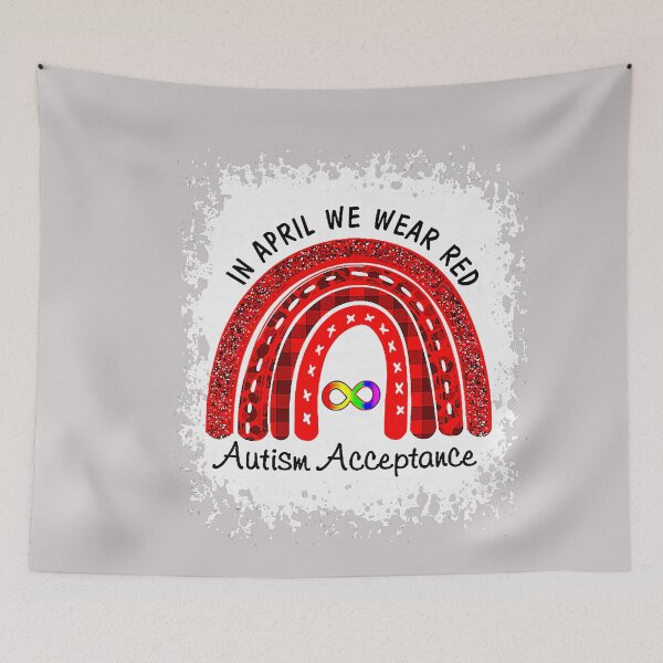 Item preview, in April Wear Red Instead Autism Acceptance designed and sold by MabelWells.