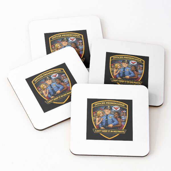 Item preview, Officer Promiscuous Police Humor Meme Patch designed and sold by level0hero2636.