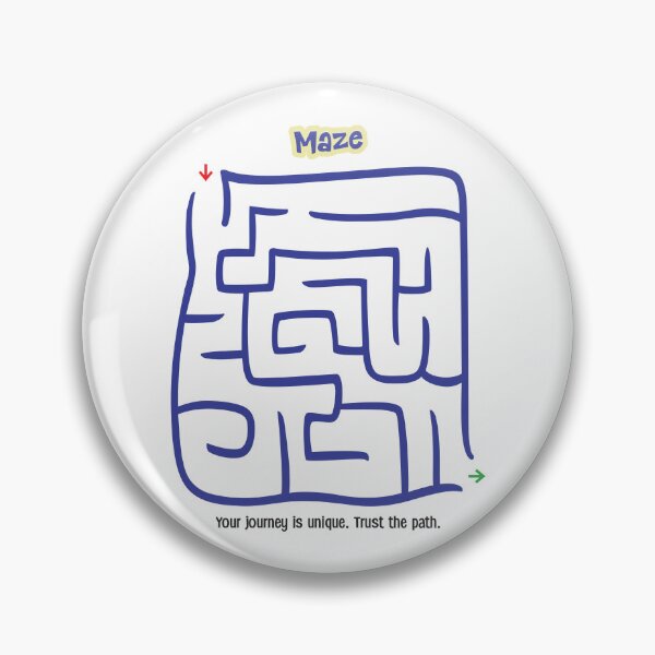 Item preview, Organic Line Maze – Flowing Puzzle Illustration designed and sold by mcraft studio.