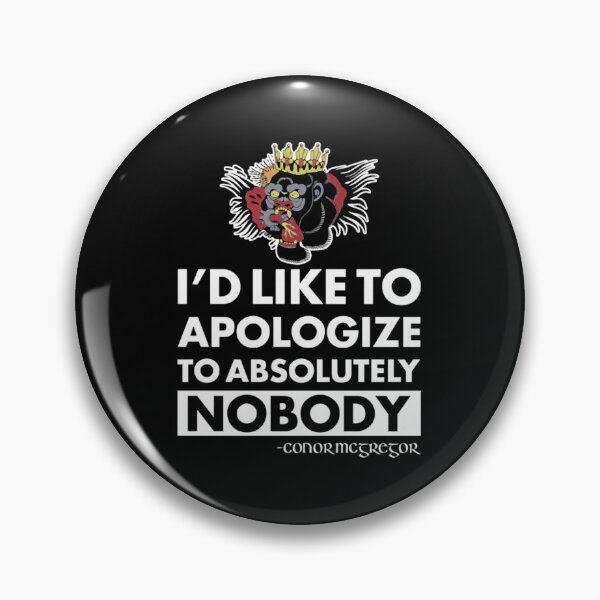 Item preview, Conor McGregor Apologize Notorious designed and sold by Roomnumber191.
