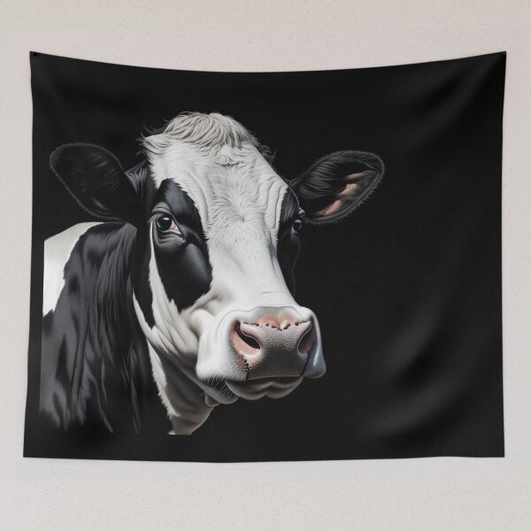 Item preview, Realistic Dairy Cow Portrait designed and sold by Zippy Creation.