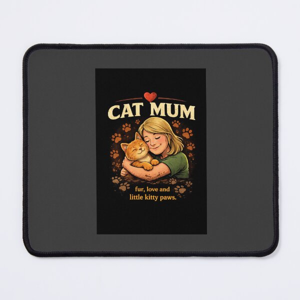 Item preview, Cat Mum – Fur, Love and Little Kitty Paws designed and sold by Hornace88studio.