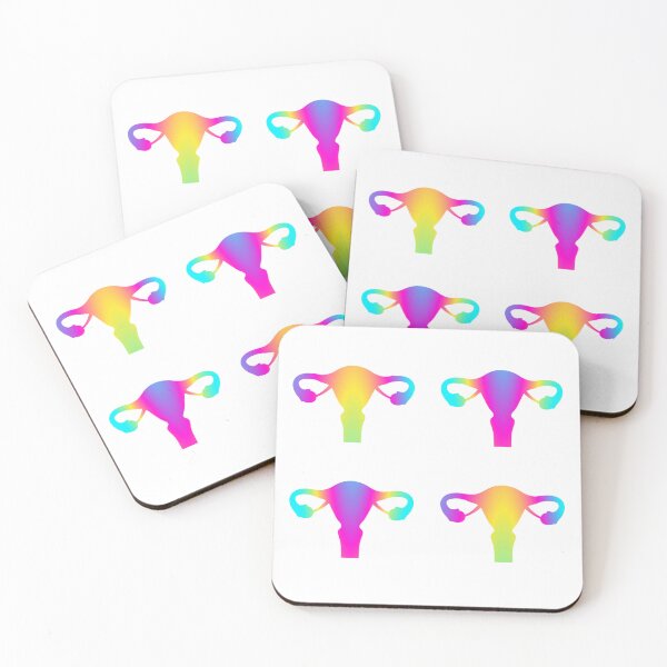 Item preview, Uterus Blue Purple Yellow Pink designed and sold by GeoGoose.