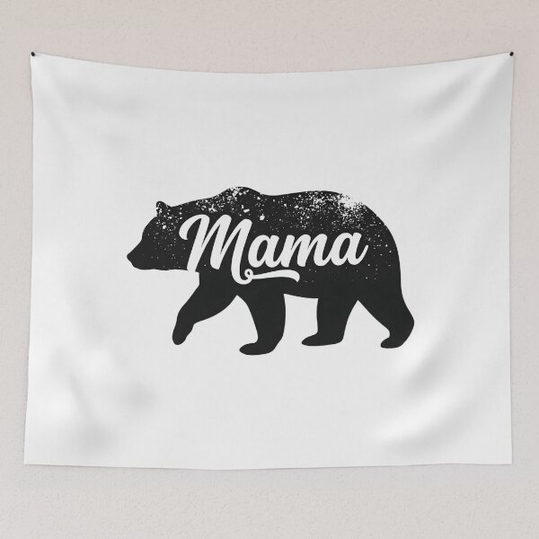 Item preview, Mama Bear Strong Cuddly Loveable Mom Cute Funny Mothers Day designed and sold by OlakunleOloroz.