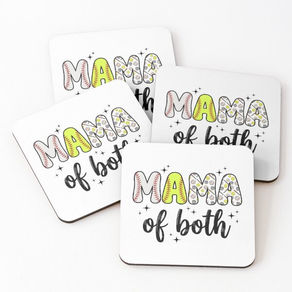 Item preview, Mama of Both Baseball Softball Mom Women Mother's Day designed and sold by OlakunleOloroz.