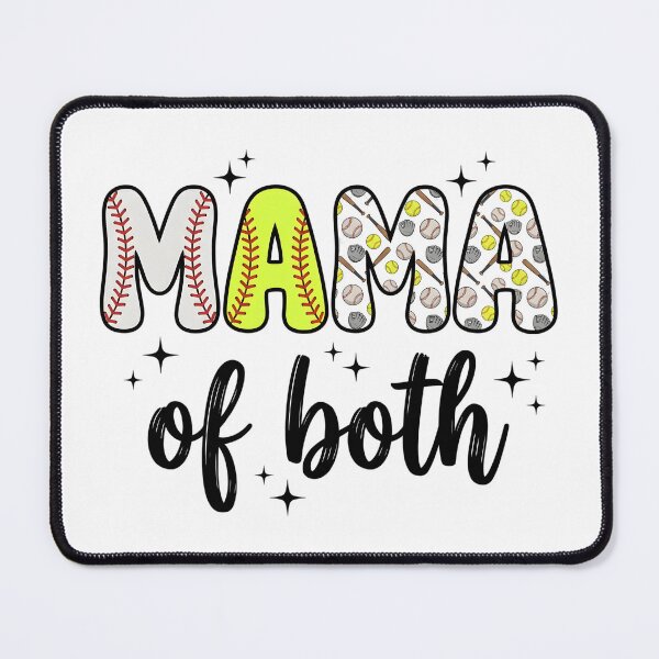 Item preview, Mama of Both Baseball Softball Mom Women Mother's Day designed and sold by OlakunleOloroz.