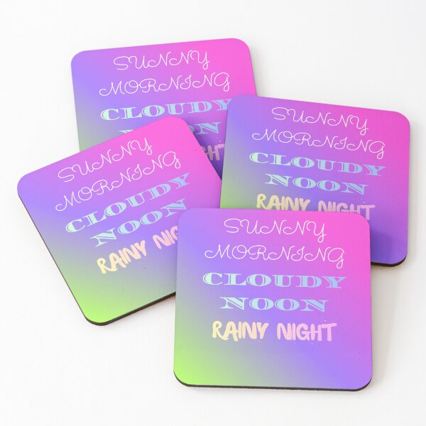 Item preview, sunny morning, cloudy noon, rainy nights designed and sold by VelvetAurelia.