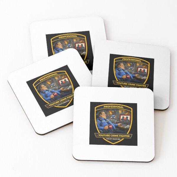 Item preview, Professional YouTube Crime Fighter Police Meme Patch designed and sold by level0hero2636.