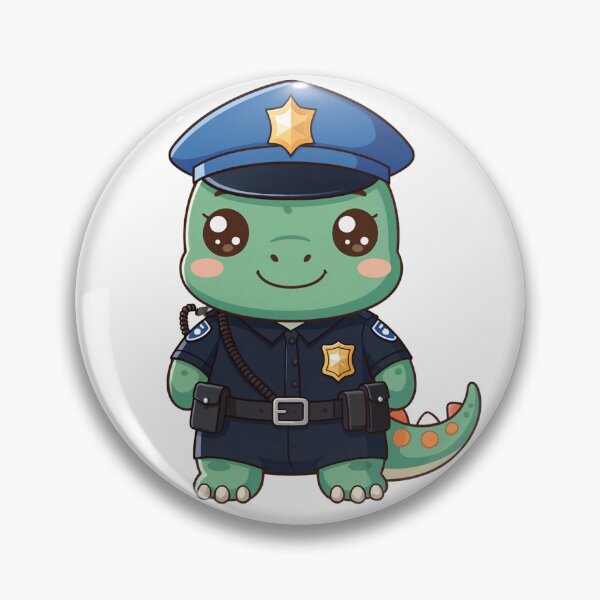 Item preview, Dino Police Officer – Funny Dinosaur Police Design designed and sold by FehlingMedia.