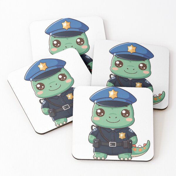 Item preview, Dino Police Officer – Funny Dinosaur Police Design designed and sold by FehlingMedia.