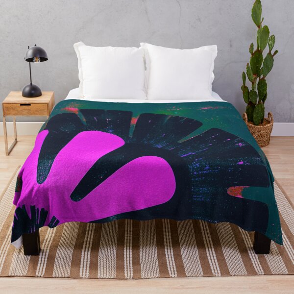 Item preview, Neon Pink Bloom – Vibrant Art Deco Botanical Artwork designed and sold by joycrysstudio.