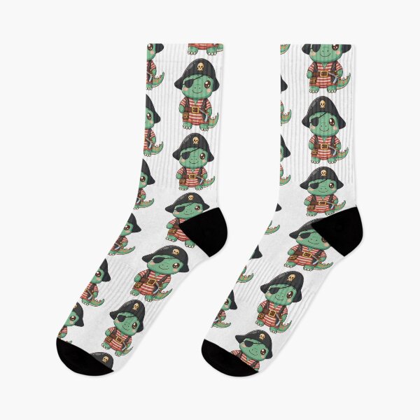 Item preview, Dino Pirate – Funny Dinosaur Pirate Design designed and sold by FehlingMedia.