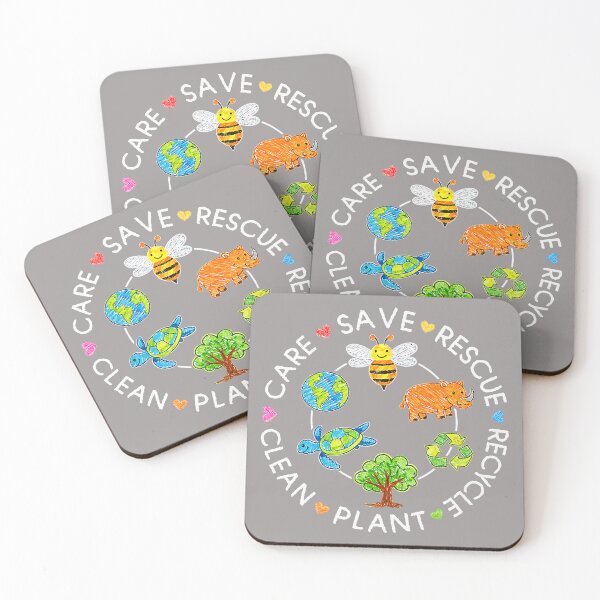 Item preview, Save Rescue Recycle Clean Crayon Kids Earth Day Boys Girls designed and sold by KathieFaugh.