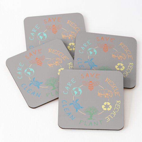 Item preview, Save Bees Rescue Animals Recycle Plastic Earth Day designed and sold by KathieFaugh.