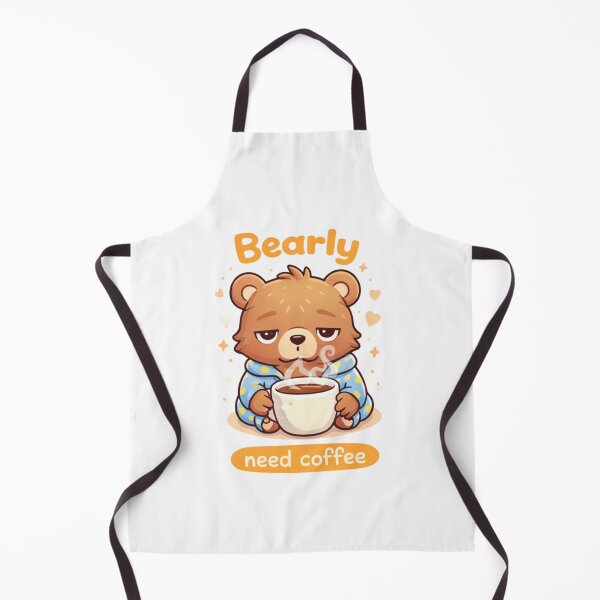 Item preview, Bearly Awake – Cute Sleepy Bear Coffee Design designed and sold by GrindMoodShop.