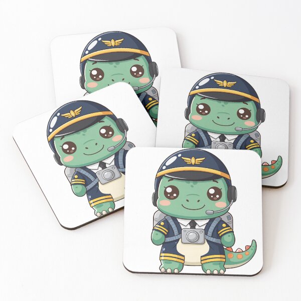 Item preview, Dino Pilot – Funny Dinosaur Airplane Pilot Design designed and sold by FehlingMedia.
