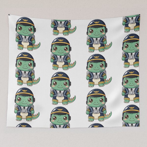 Item preview, Dino Pilot – Funny Dinosaur Airplane Pilot Design designed and sold by FehlingMedia.