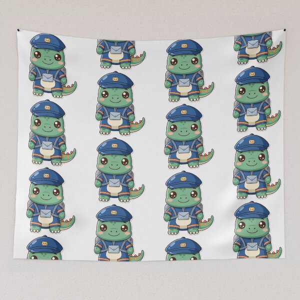 Item preview, Dino Postman – Funny Dinosaur Mail Carrier Design designed and sold by FehlingMedia.