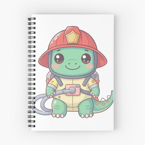 Item preview, Dino Firefighter – Funny Dinosaur Firefighter Design designed and sold by FehlingMedia.
