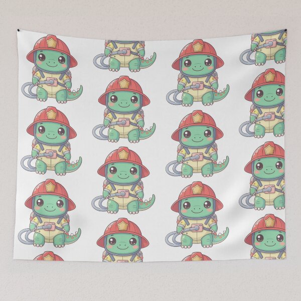 Item preview, Dino Firefighter – Funny Dinosaur Firefighter Design designed and sold by FehlingMedia.