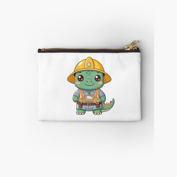 Item preview, Dino Construction Worker – Funny Dinosaur with a Construction Helmet designed and sold by FehlingMedia.