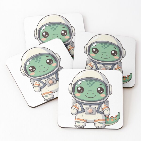 Item preview, Dinosaur Astronaut in Space – Funny Dinosaur in a Spacesuit designed and sold by FehlingMedia.
