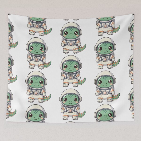 Item preview, Dinosaur Astronaut in Space – Funny Dinosaur in a Spacesuit designed and sold by FehlingMedia.