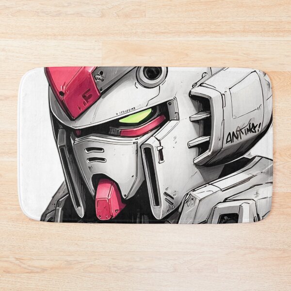 Item preview, Futuristic Mecha Robot Head – Anime Style Sci-Fi Mech Illustration designed and sold by Dyan4.