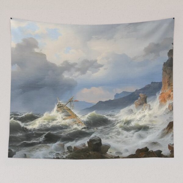 Item preview, Storm at Sea off the Norwegian Coast designed and sold by SharonTheFirst.