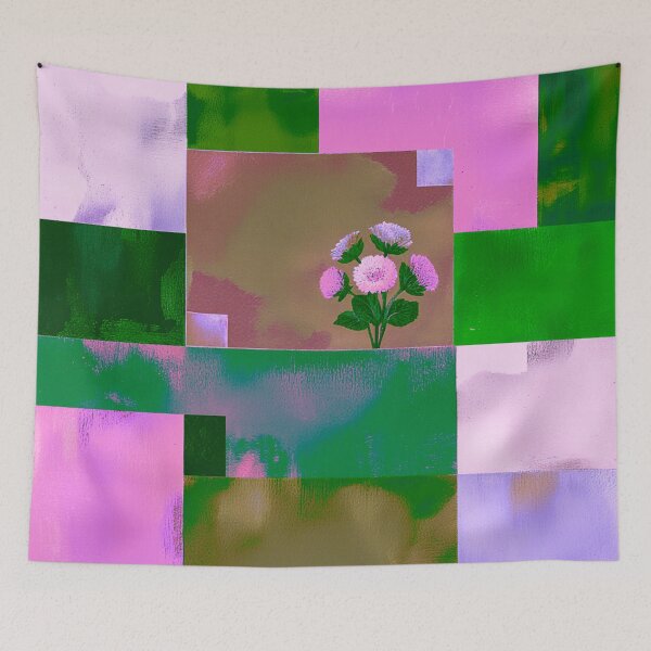Item preview, Modern Geometric Botanical Collage designed and sold by joycrysstudio.