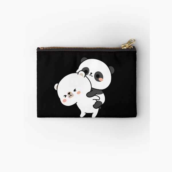 Item preview, Polar Bear and Panda Couple Minimalist Love Stickers designed and sold by JEVANStudio.
