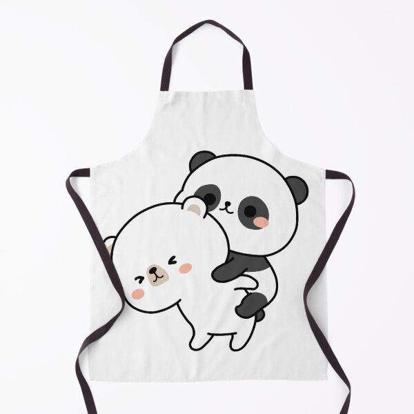 Item preview, Polar Bear and Panda Couple Minimalist Love Stickers designed and sold by JEVANStudio.