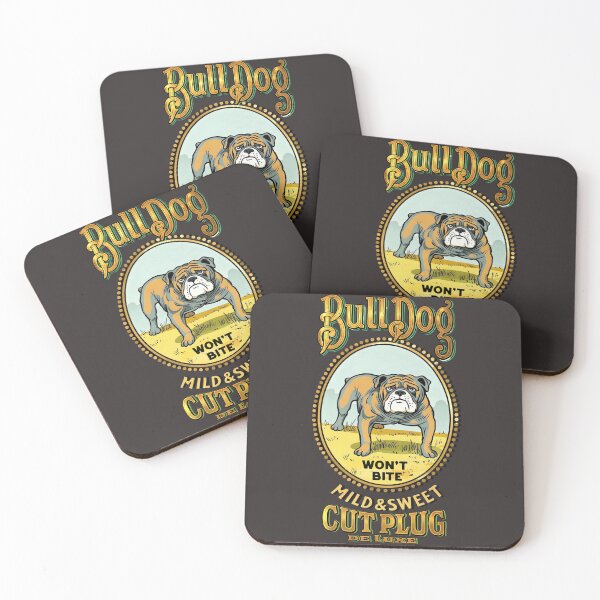 Item preview, Bulldog Cut Plug - Vintage Tobacco label designed and sold by Corinne Alexa Jackson.