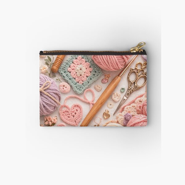 Item preview, Pastel Crochet Lover Pattern – Yarn and Crochet Hook Craft Design designed and sold by CreativeNest88.
