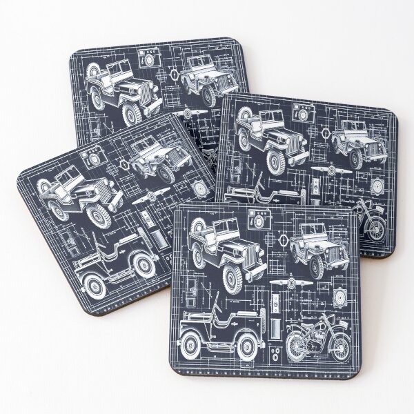 Item preview, Retro Off-Road & Motorcycle Technical Schematic - Master Blueprint designed and sold by byRocco.