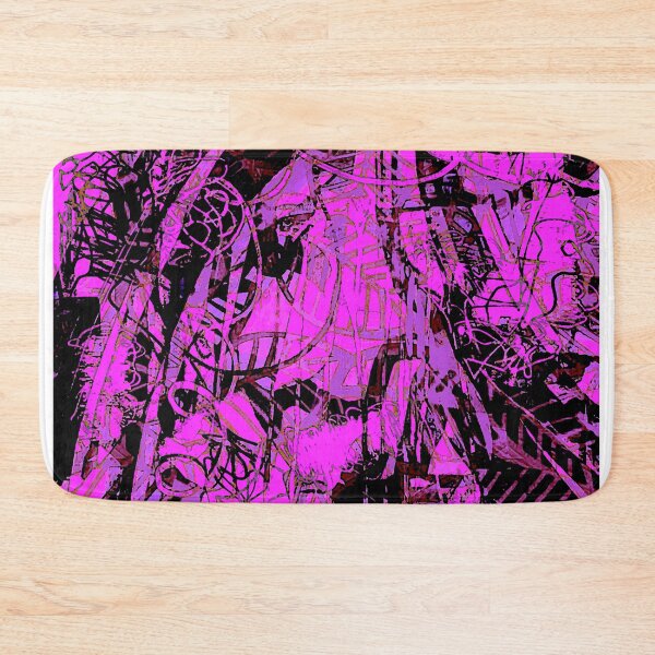 Aperçu de l'œuvre Graffiti magenta créée et vendue par ViaARTfactory.